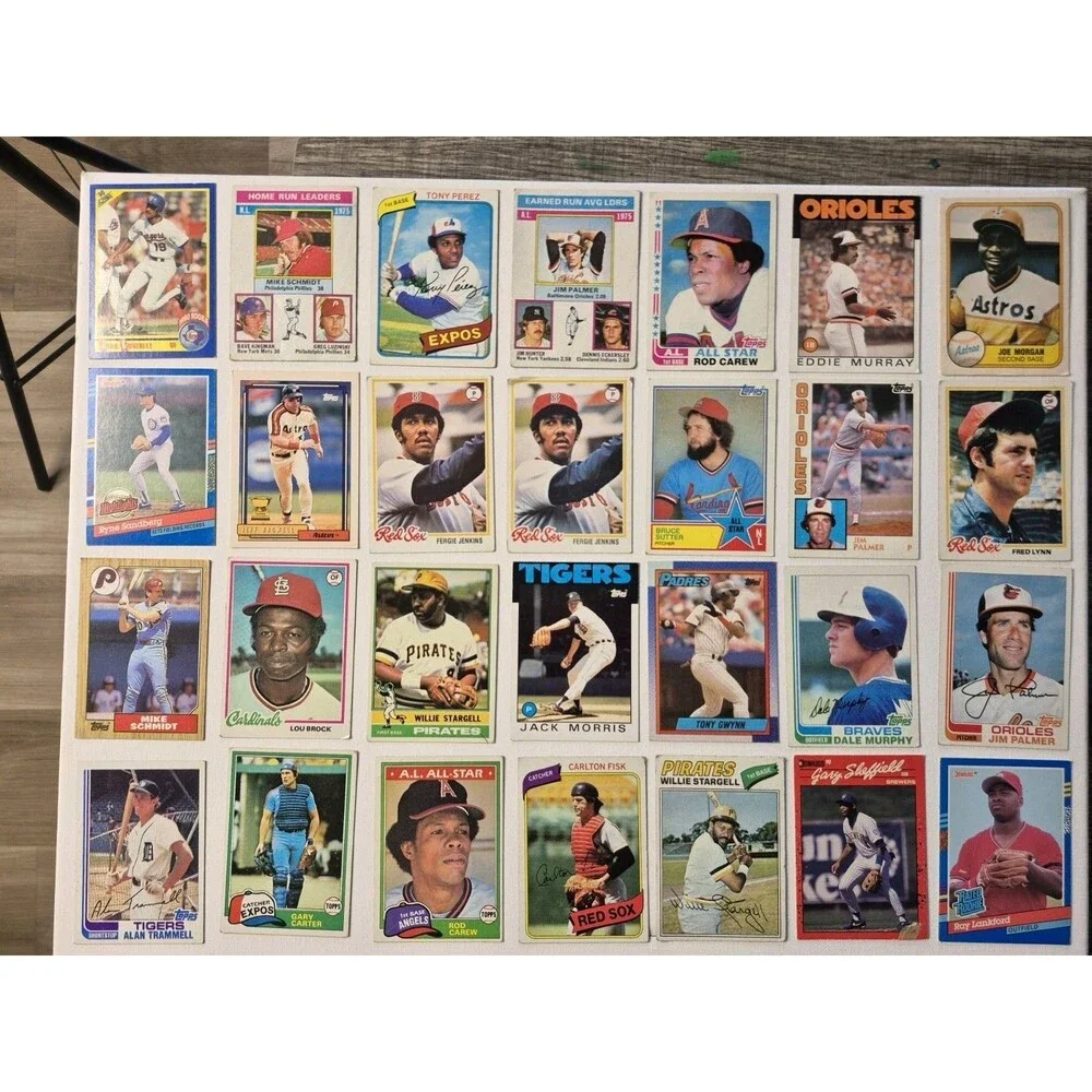 1970s Topps Vintage HOF Baseball Card Lot of (122) ALL CARDS HOF Ryan Brett Fisk